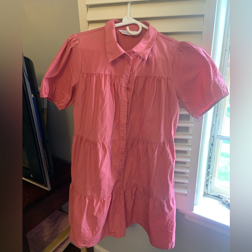 Bando Pink Dress